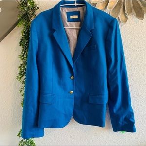 J Crew turquoise blue blazer